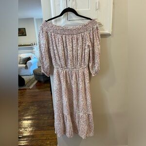 Floral off the shoulder Dress